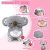 TITQWOP Koala Breathing Stuffed Animal,Anxiety Relief Koala Sleeping Plush with Realistic Breathing Motion and Soothing Music Lights Portable Plushies - 3 of 4
