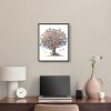 Art Remedy Butterfly Tree Colorful buterfly and flowers wall art Framed - 2 of 4