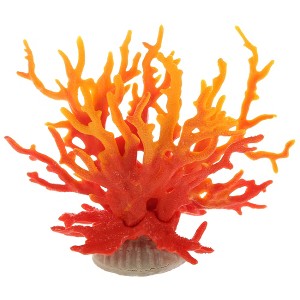 Unique Bargains Colorful Coral Reef Decor Mini Faux Coral Decor for Aquarium Decorations 6.5"x5.83" 1 Pcs - 1 of 4