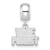 Black Bow Jewelry Sterling Silver Wake Forest Demon Deacons NCAA Bead Charm - 2 of 4
