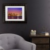 Trademark Fine Art - Mike Jones Photo Chicago Dusk full skyline Matted Framed Art - 2 of 4
