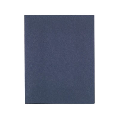 Staples School Grade 2 Pocket Folder Navy 25/Box 27539-CC