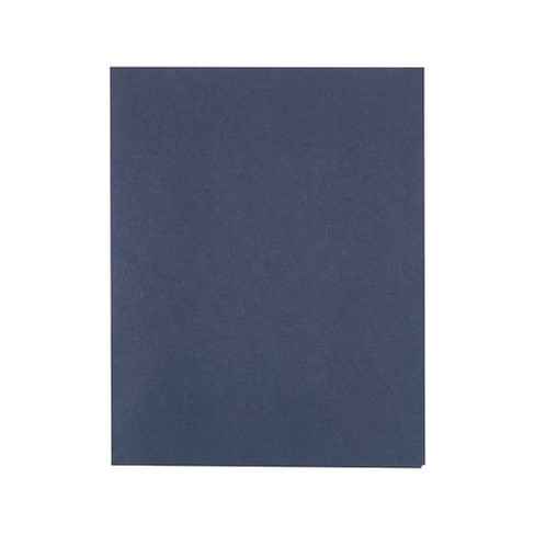 Staples School Grade 2 Pocket Folder Navy 25/box 27539-cc : Target