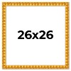 PosterPalooza | 26x26 Bamboo Picture Frame, UV Acrylic, 4 Finishes - Brown, Black, Gold, and Natural - 2 of 4