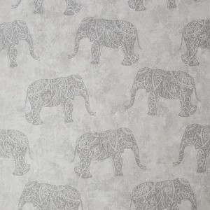 Moroccan Elephants Natural Wallpaper - 1 of 4