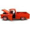 1958 Chevrolet Apache Fleetside Pickup Truck Orange 1/24 Diecast Model Car by Motormax - 3 of 3