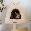 Armarkat X3007 Real Wood Cat Condo, Cat Scratching Post With Plush Condo, Cuddle - 4 of 4