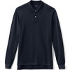 Lands' End School Uniform Young Men's Long Sleeve Mesh Polo Shirt - 2 of 3