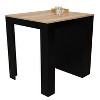 NicBex Dining Table Modern Counter Height Dining Table with Three Side Shelves for Kitchen - 4 of 4