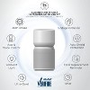TCL Breeva A3 Smart Air Purifier, up to 1230 sq. ft., 5-Stage Filtration System, True HEPA (H13) White, A315W - 3 of 4