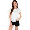 Anna-Kaci Women's Short Sleeve Crew Neck Relaxed Fit Casual Tee - 4 of 4