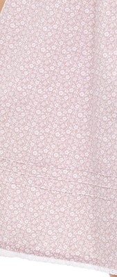 white floral on mauve