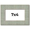 PosterPalooza | Photo Size Sculpted Blue Picture Frame - UV Acrylic, Foam Board Backing, Hanging Hardware - 2 of 4