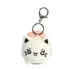 Aurora Mini Shrimp Sushi Meowchi Clip-On Tasty Peach Enchanting Stuffed Animal White 3.5" - 4 of 4