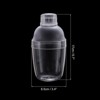 Unique Bargains Removable Acrylic Boba Tea Cocktail Shaker with Scales 2 Pcs - 2 of 4