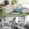 Dyonery 88" Loveseat Sofa, Comfy Couches for Living Room, Modern Oversized Love Seat Sofa, Large Couches for Bedroom Office - 4 of 4