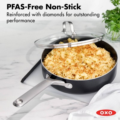 OXO PFAS-Free Non-Stick Agility Series 5QT Saute Pan with Lid - Thumbnail 5