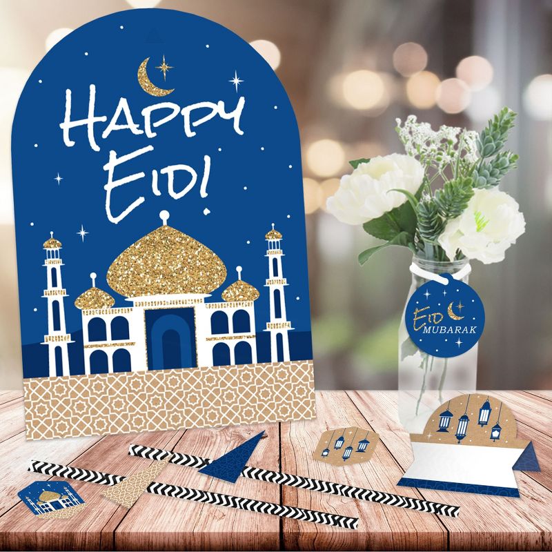 Big Dot of Happiness Eid Mubarak - DIY Happy Eid Party Signs - Ramadan Snack Bar Decorations Kit - 50 Pieces, 3 of 10