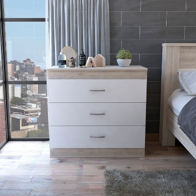 CAVINAS Dresser for Bedroom with Metal Handle Design,Modern Chest of Drawers,Freestanding Dresser for Bedroom