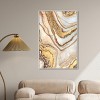 Art Remedy Golden Lines Agate and Geode Wall Art Framed - 2 of 4