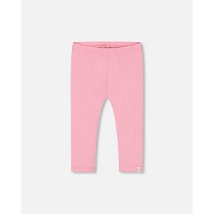 Deux par Deux Girl Organic Cotton Legging Candy Pink - 1 of 3