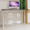 Okak 47.24IN Height-Adjustable Long Desk, Computer Desk with Multi-Purpose Design, Writing Desk for Living Room, Office, Classroom - 4 of 4