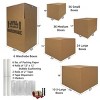 UBMOVE Wardrobe Kit 10 Rooms with 112 Boxes 6 Wardrobes - 2 of 4