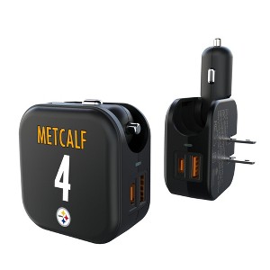 NFL Pittsburgh Steelers Players Game Tactic 18-Watt 2 in 1 USB A/C Charger - 1 of 3