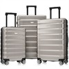 FATMOON Hardshell Luggage Set 3 Piece, Durable ABS+PC Travel Suitcase with Spinner Wheels for Men Women (20/24/28 Inch) - 2 of 4