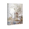 15" x 10" Romantic Roses Floral and Botanical Unframed Canvas Wall Art in White - Oliver Gal: Cottage/Country Style, Museum Grade - 4 of 4