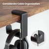 Evo Bytes Rotating Under Desk Headphone Holder - 4 of 4