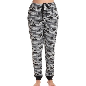 Just Love Womens Buffalo Plaid Knit Jersey Pajama Pants - Buffalo Check Jogger PJ Bottom - 1 of 3