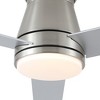 YUHAO 48 in. Indoor Modern Contemporary Plywood Blades Reversible DC Motor Low Profile Ceiling Fan with Light and Remote Control - 3 of 4