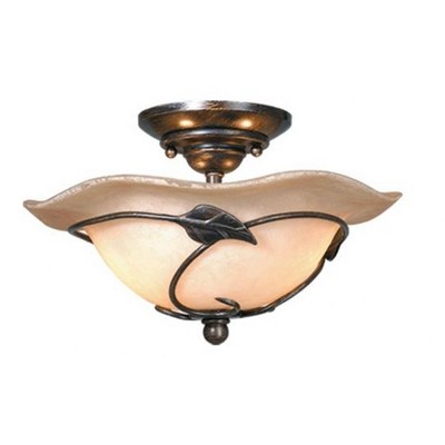 Vaxcel Vine 2 - Light Semi-Flush Mount in  Oil Shale