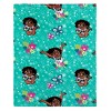NoJo Disney Encanto Tropical Delight Turquoise, Pink, and Teal, Mirabel, Flowers, and Butterflies Super Soft Toddler Blanket - 2 of 4
