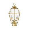 Livex Lighting Westover 2 - Light Post Light in  Polished Brass - 3 of 4