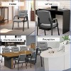 Home Imports Emporium Office Guest Chair, Luxurious Leather Executive Waiting Room Chair - 2 of 4