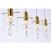 Elegant Lighting Hana 5-Light Gold Pendant Light Fixture - 4 of 4