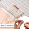 Unique Bargains Bouquet Lapel Suit Square Rhinestone Tassel Chain Brooch Pins 2 Pcs - 4 of 4