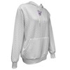 NBA Sacramento Kings Women's Long Sleeve Crusive Textured White Hooded Sweatshirt - 3 of 4