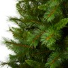 Nearly Natural 6-ft Slim West Virginia Mountain Pine Artificial Christmas Tree with 629 Bendable Branches - 3 of 4