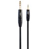 Monoprice On Tour Cables - 6 Feet - Black | 1/4in TRS Male to 1/8in 3.5mm TRS Male Connector, 24AWG, For Speakers, Amplifiers, Laptop, Guitar, Piano - 2 of 4