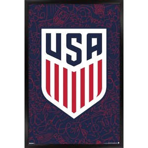 Trends International US Soccer - Logo Variant 25 Framed Wall Poster Prints - 1 of 4