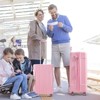 Gulches 24 inch Expandable Hardshell Luggage Lightweight Durable ABS Suitcase with Double Wheels TSA Approved Lock Pink for Long-Distance Travel - 4 of 4