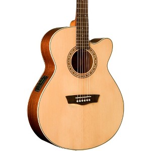 Washburn Harvest Series G7SCE Acoustic Electric Guitar Gloss Natural - 1 of 4