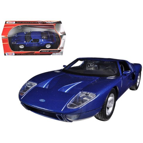 Ford Gt Blue 1/24 Diecast Car Model By Motormax : Target