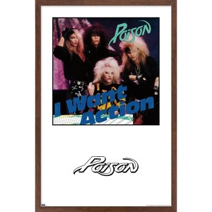 Trends International Poison - I Want Action Album Series Framed Wall Poster Prints - 1 of 4
