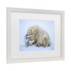 Trademark Fine Art - Anton Belovodchenko Polar Bear With Mom Matted Framed Art - 3 of 4