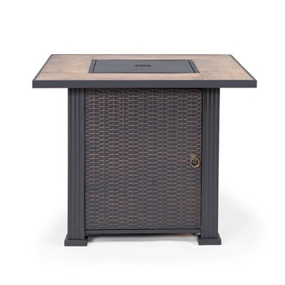 Steel Fire Pit with Cover - NUU GARDEN