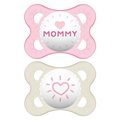 MAM Perfect Pacifier, 0-6 Months, Girl, 2 Pack - Walmart.com